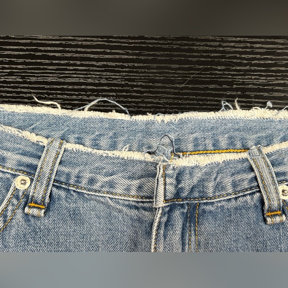 Rag & Bone Heathrow Cut Off Denim Mid Rise Jean Shorts W1907k273HEA size 27 - Picture 5 of 10